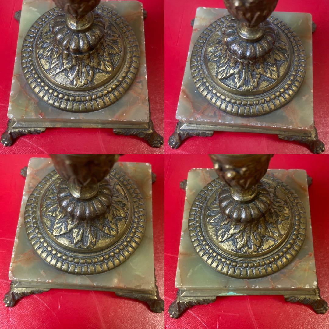 バカラ ディアマンピエーリー ブロンズ装飾 アンティーク 花器