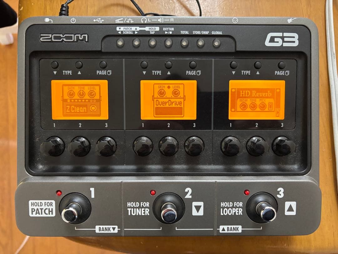 ZOOM G3 ギターエフェクト & アンプシミュレーター