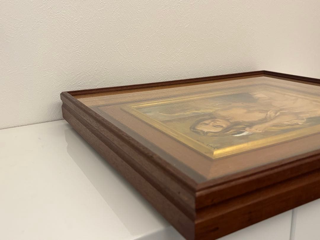 裸婦　額　菅沼金六　箱付