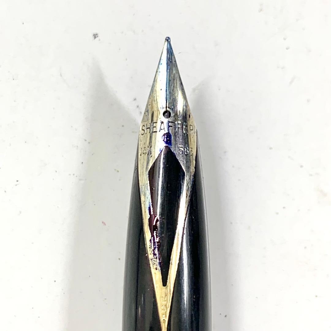 SHEAFFERヴィンテージ万年筆14金スターリングシルバー