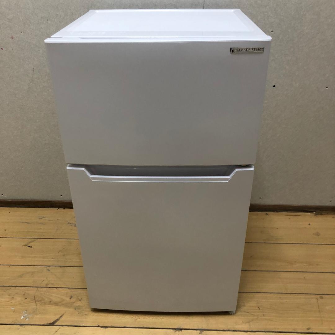 送料無料【美品 冷蔵庫 ヤマダ 2022年YRZ-C09H1 250806-8