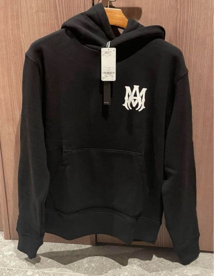 AMIRI MA CORE LOGO HOODIE BLACK Mサイズ