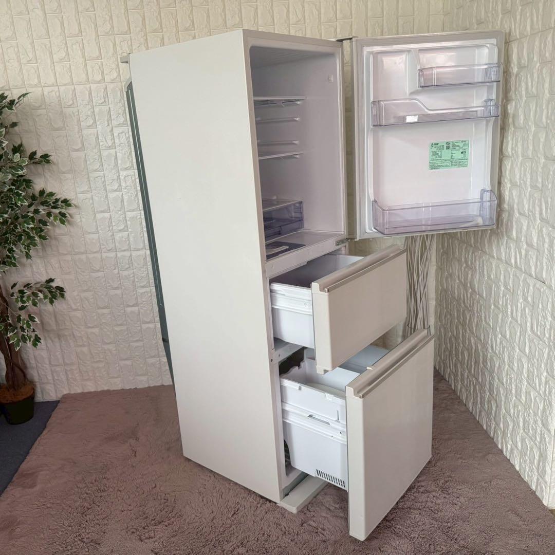 都内23区送料無料❗️三菱 MR-CX27G-W 3ドア冷蔵庫　2021年製✨