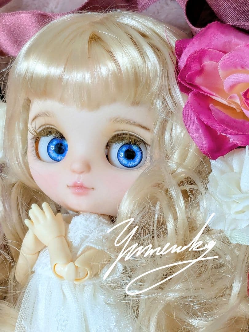 ❀カスタムアイシードール ❀ミディちゃん✴ドレス花冠付き - www