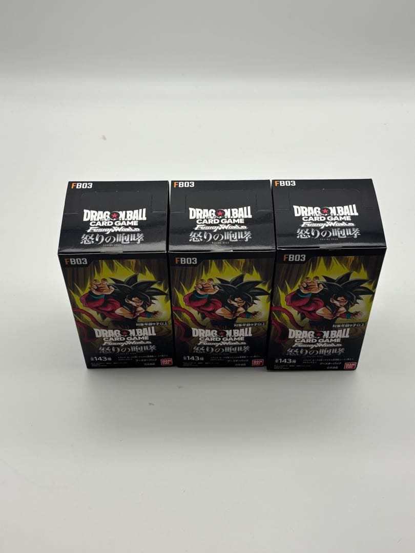 未開封 テープ付 GT L FB03 ブースターパック『怒りの咆哮』