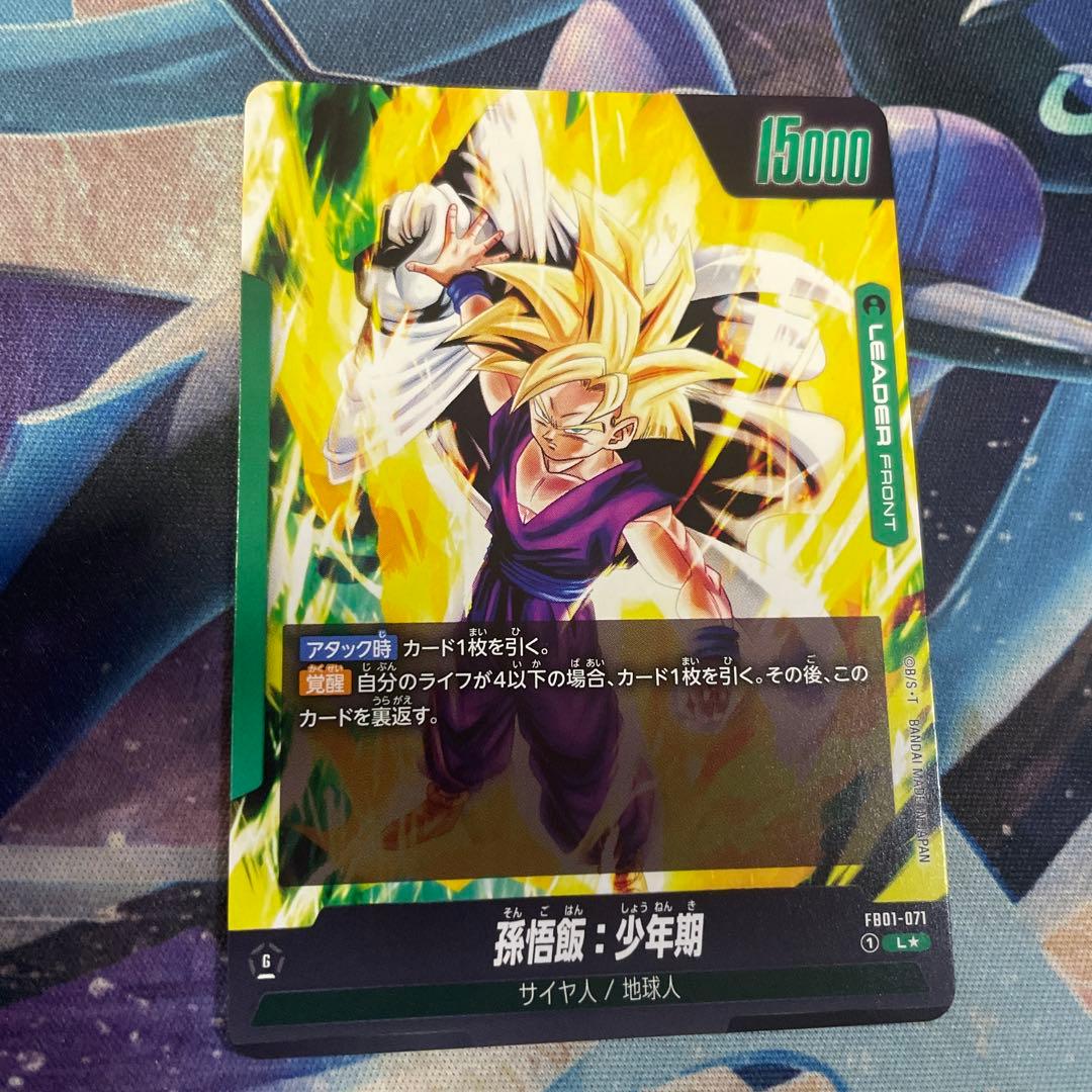 孫悟飯　リーダーパラレル　ドラゴンボール　緑