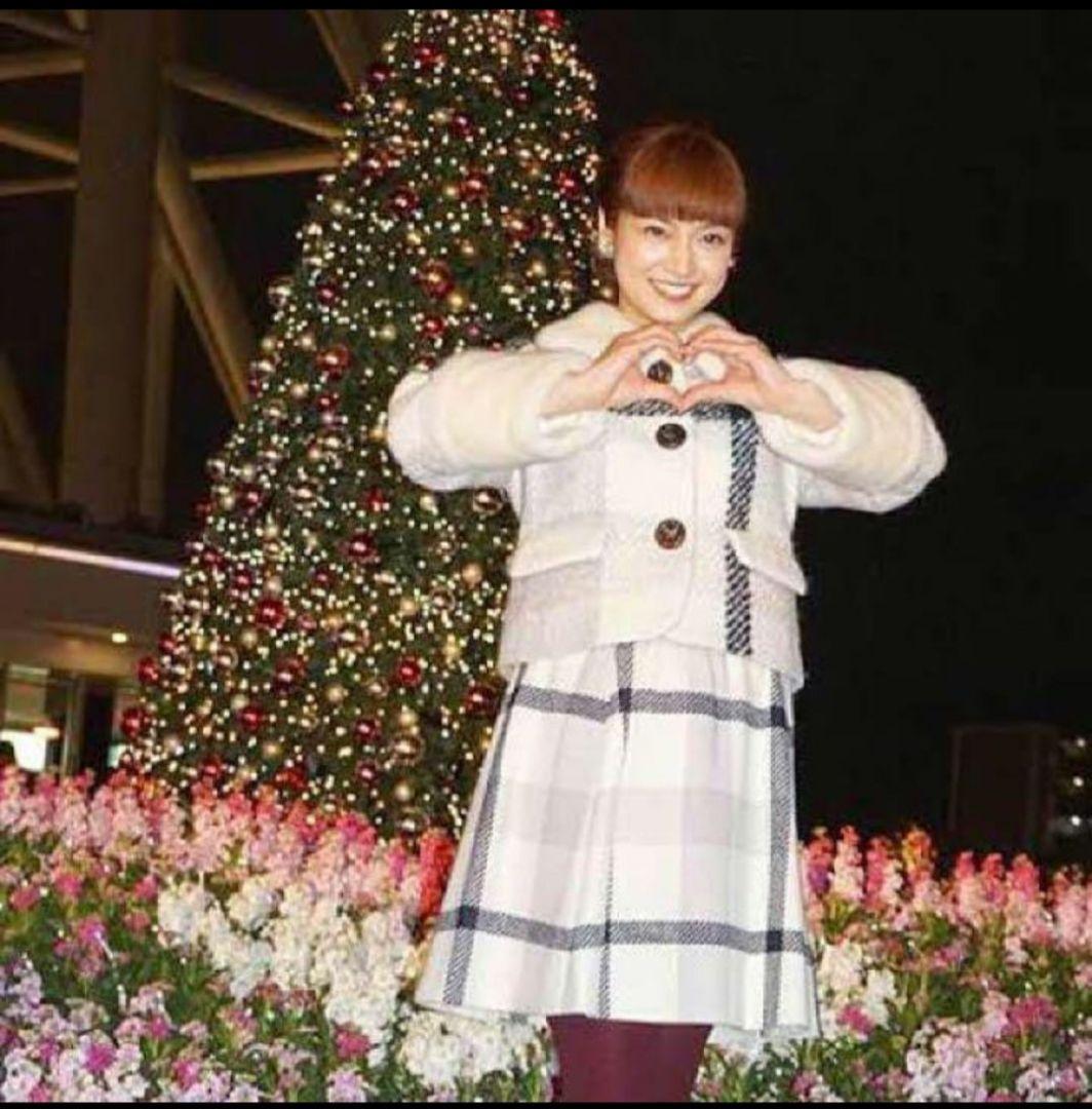 美品♪ブルーレーベルクレストブリッジ セットアップ コート スカート 平愛梨