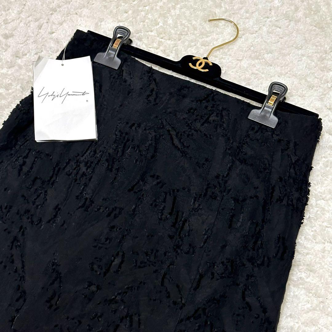 【新品】ヨウジヤマモト レーススカート ブラック ロング モード サイズ1