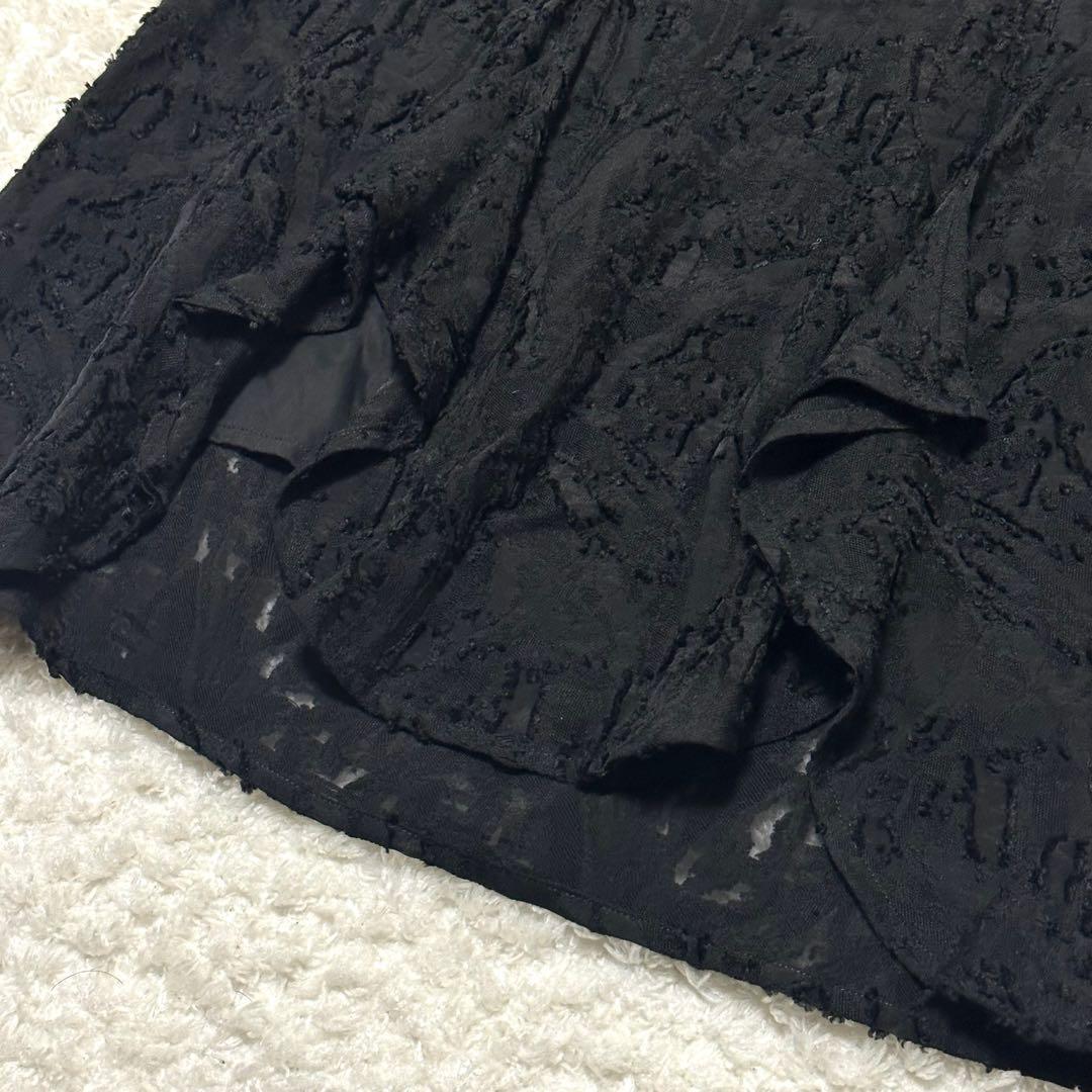 【新品】ヨウジヤマモト レーススカート ブラック ロング モード サイズ1