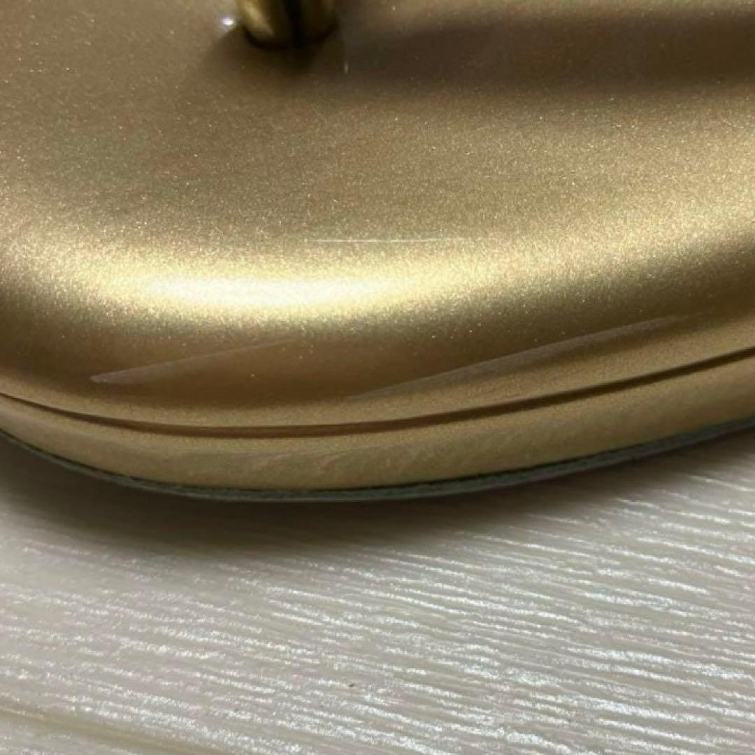 《美品》草履バッグセット　ゴールド　ブラック