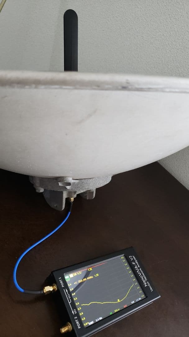 2.4GHｚ45cm TDK パラボラアンテナ 反射板付シュペルトップ放射器