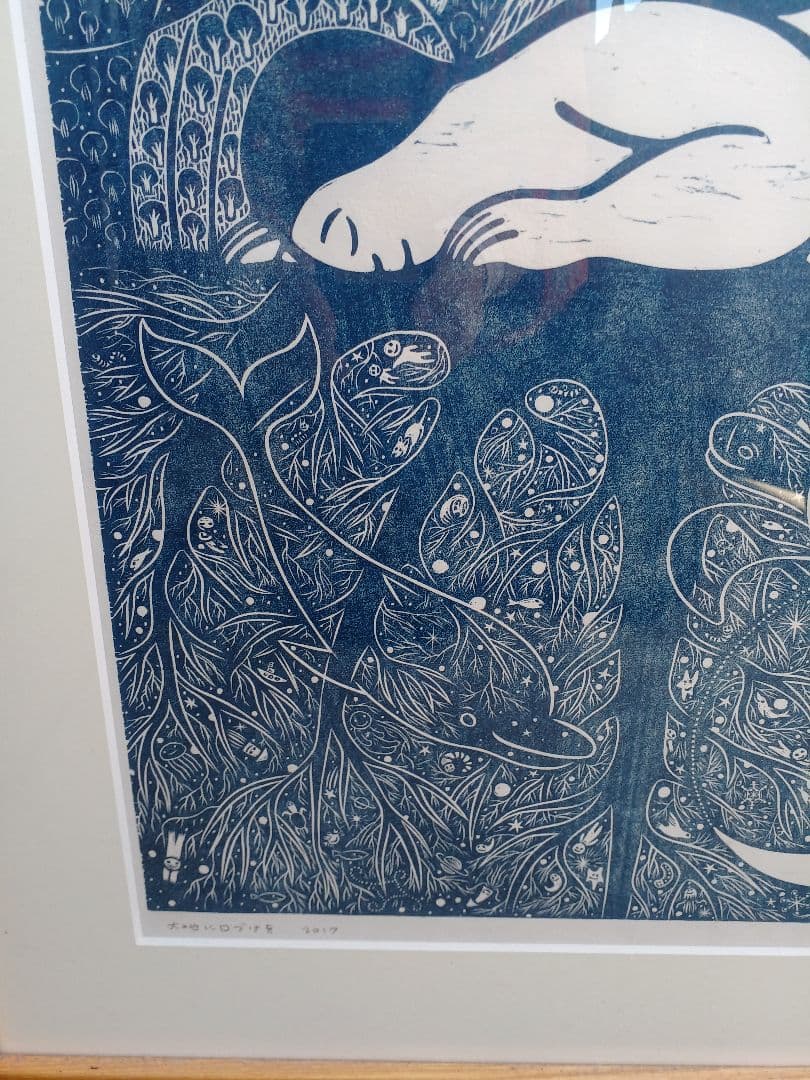 版画　小林煌さんの作品