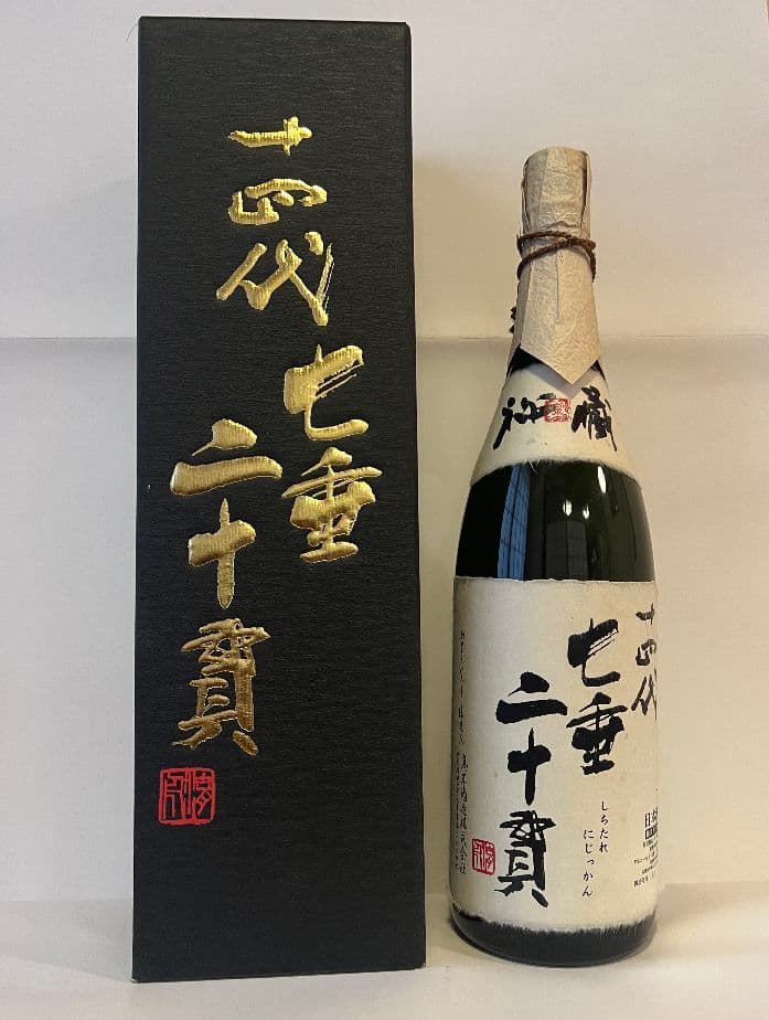 希少】十四代 七垂二十貫 空瓶 一四代日本酒1800ml