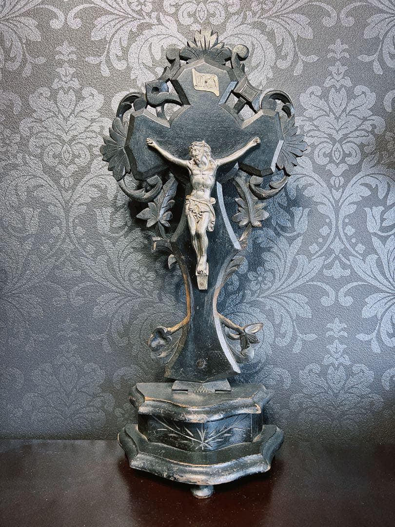 19世紀 フランスアンティーク ナポレオン三世様式 イエスキリスト 磔刑