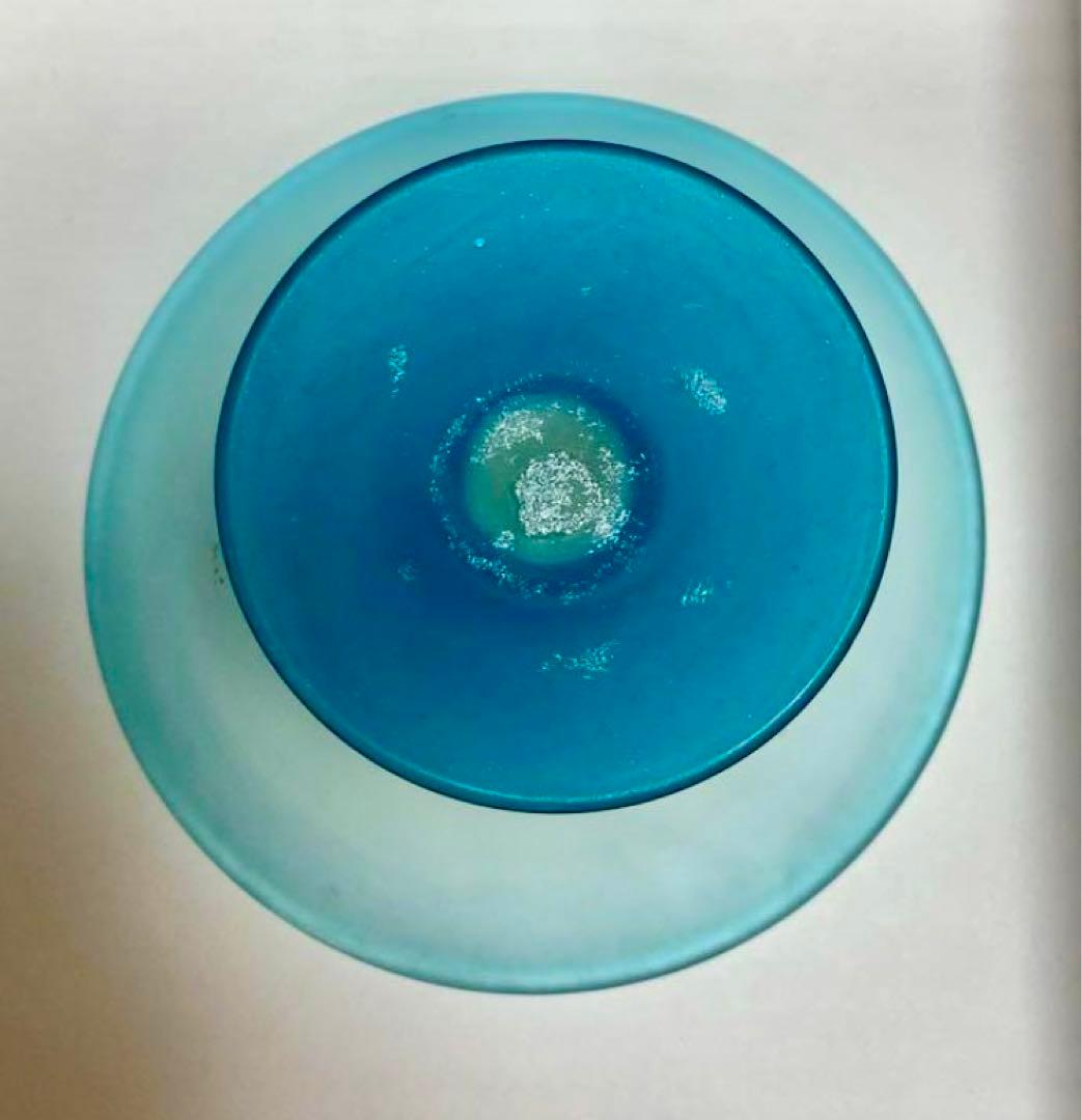 明治後期、大正ロマン コンポート和ガラス ウランガラス