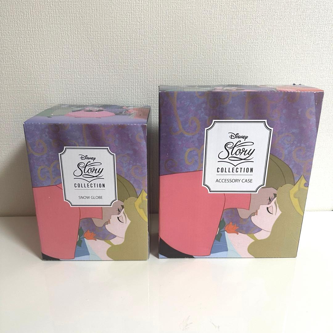 ディズニー　眠れる森の美女　キャッスルコレクション　スノードーム　小物入れ