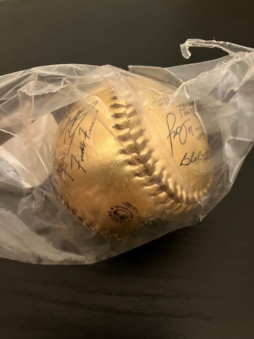 2025年ワールドシリーズ ゴールドサインボールプリント 優勝記念 大谷