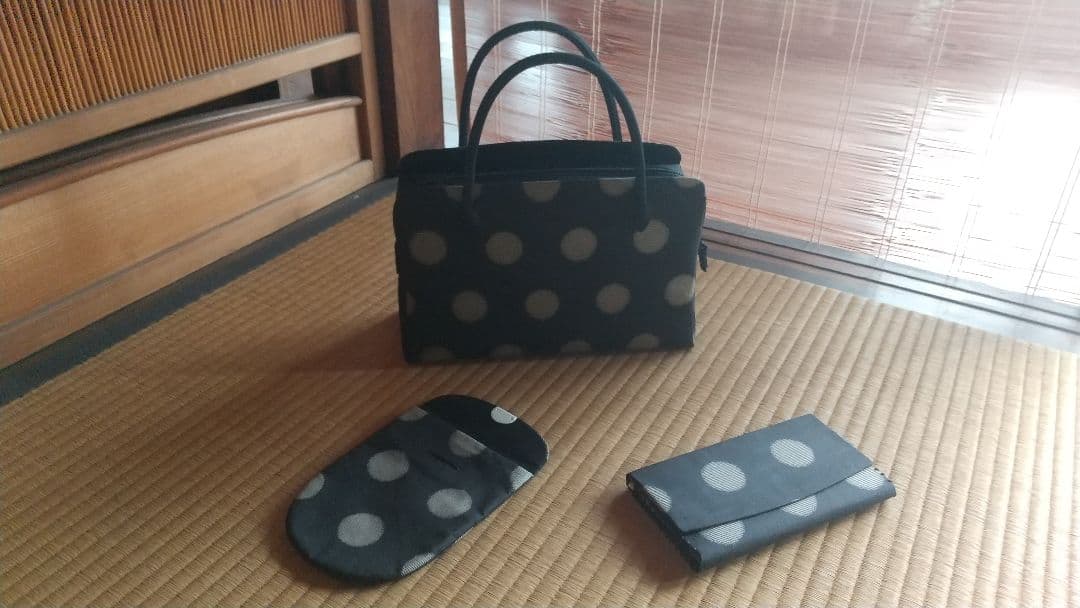 和装バッグ　袱紗挟み　替え足袋入れ　かっこいい！