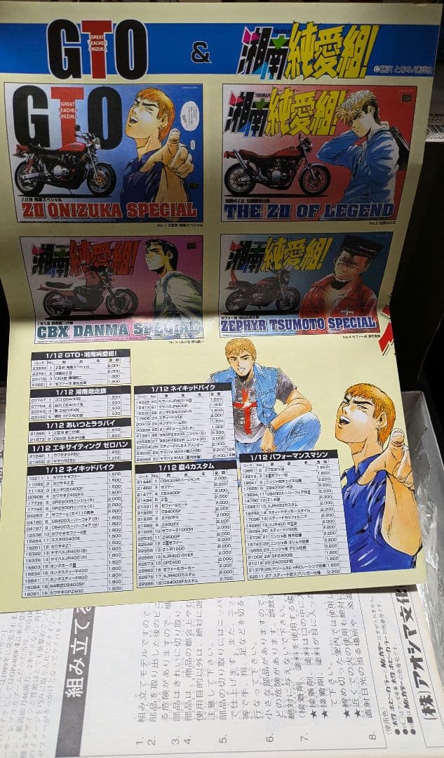 希少 1/12 KAWASAKI ゼファー 浅川拓仕様 「疾風伝説 特攻の拓」