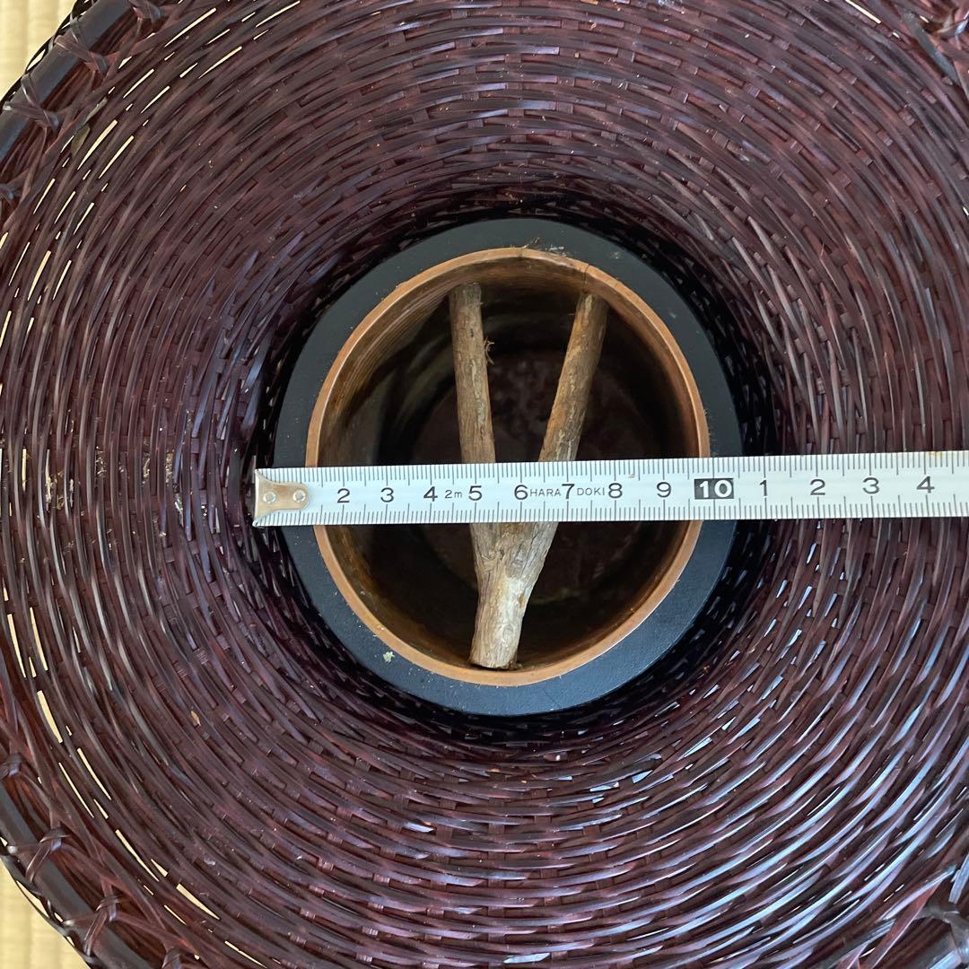 池坊 華道 いけばな 牡丹籠 (手付き) 竹籠 - メルカリ