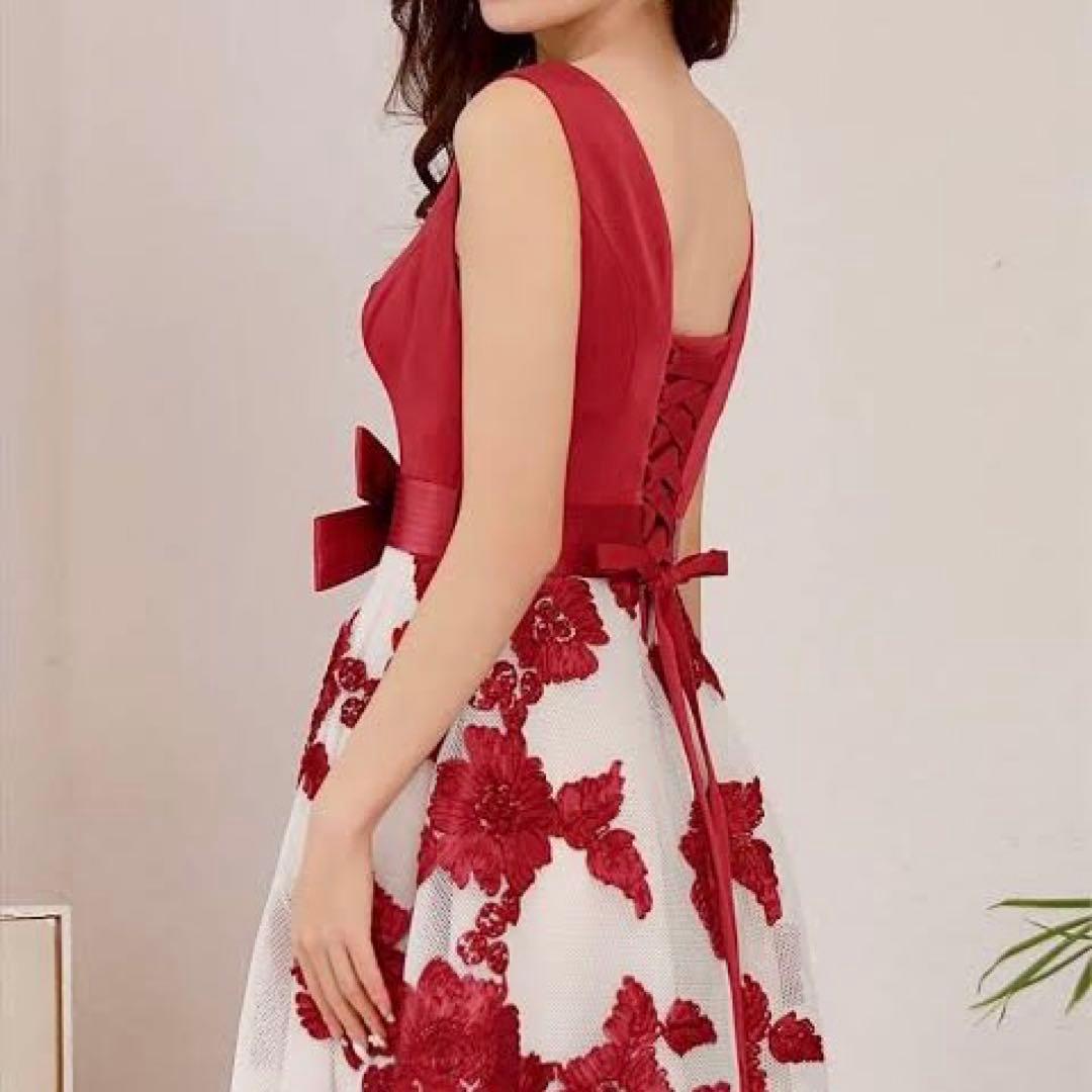 SETTAN［花柄刺繍］ドレス　ノースリーブ　ERUKEI LK　エルケイドレス