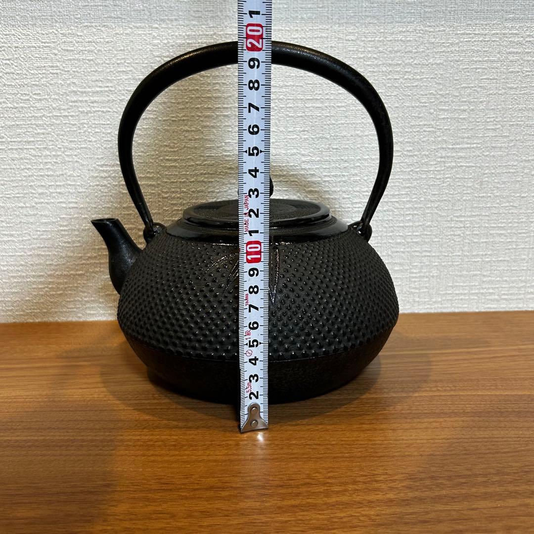 鉄瓶 茶の湯釜 長文堂 長谷川文雄 駒型