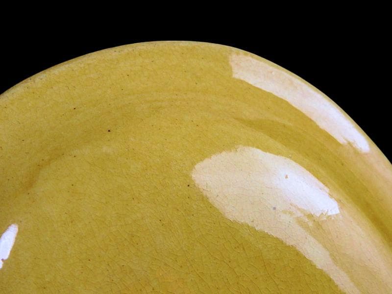 珉平焼 淡路焼 小判形 龍紋の図 陰刻 手塩皿 3枚 D022AS-