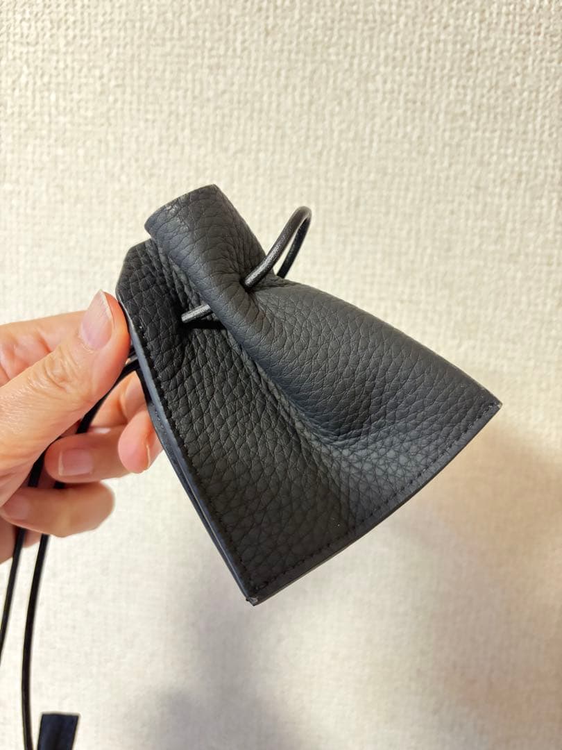 【未使用】ITTI(イッチ) 巾着ポーチ黒XXXS