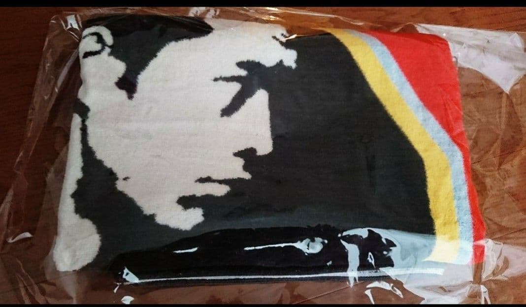 矢沢永吉さん EY顔 横顔シルエット スペシャルビーチタオル 矢沢 永吉