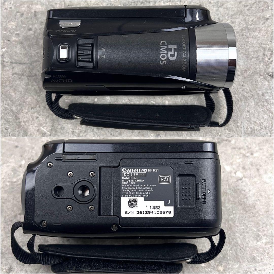 Canon iVIS HF R21 28倍ズームHDビデオカメラ　タッチパネル