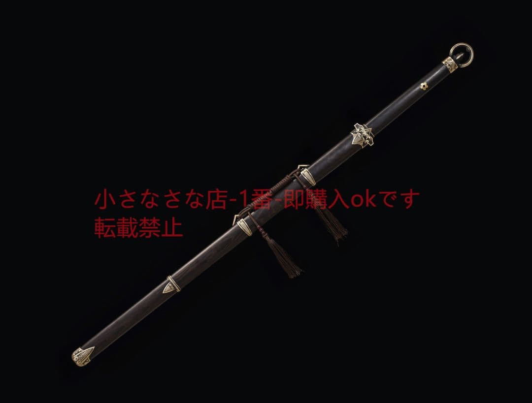 問セミ戦剣模様鋼千眼紋焼刃 古兵器 武具 刀装具 日本刀 模造刀 居合刀