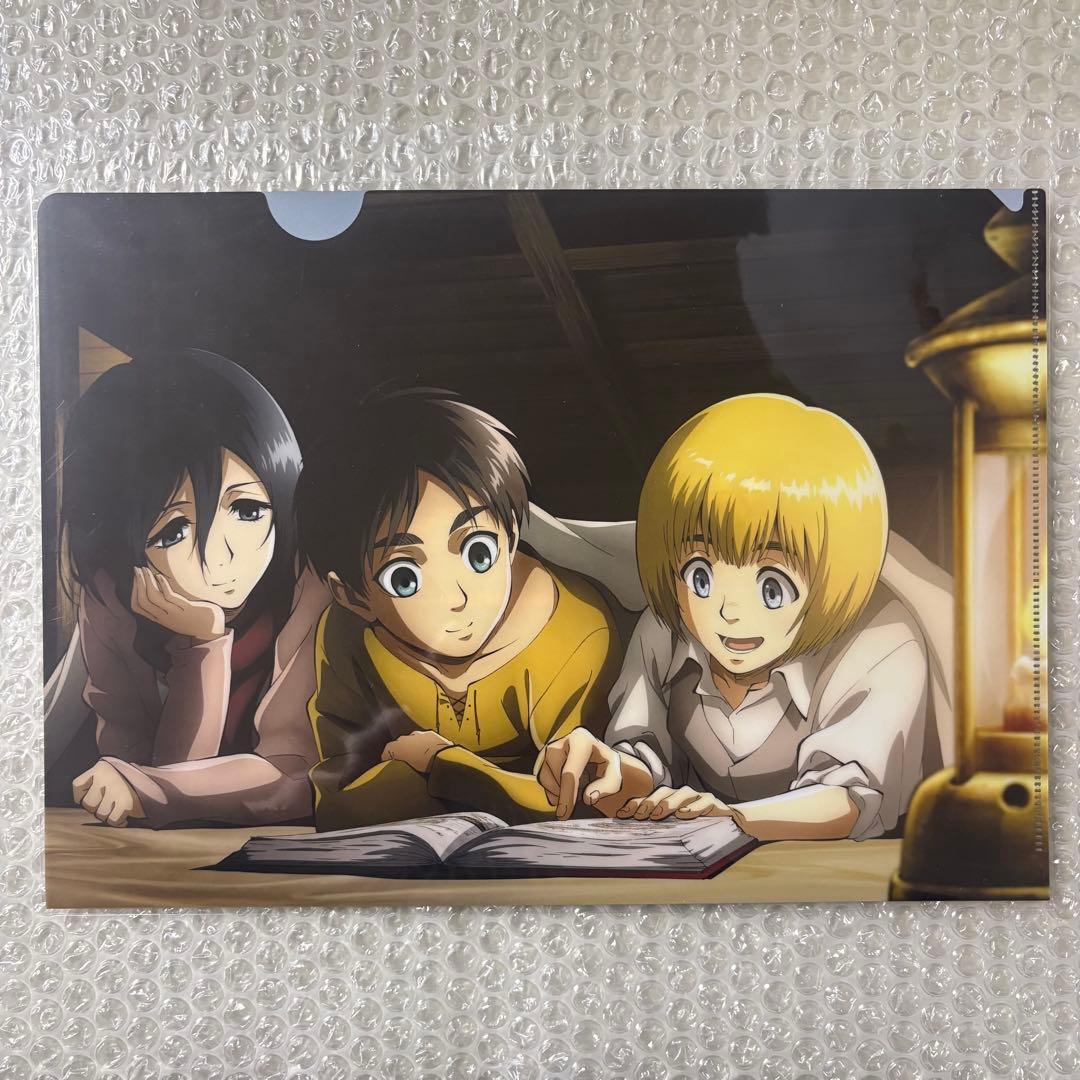 進撃の巨人 幼少期 クリアファイル ミカサ エレン アルミン - メルカリ