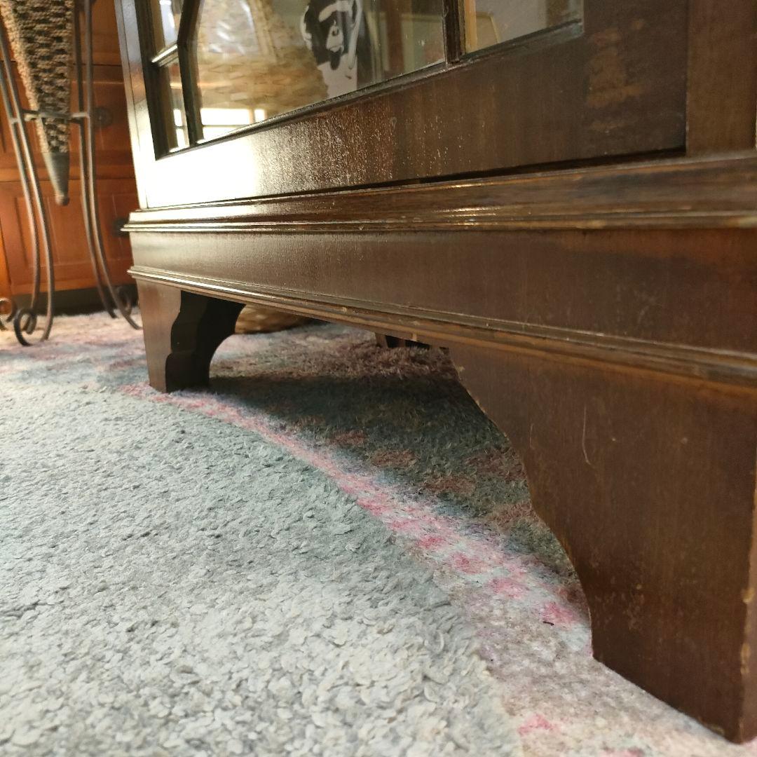 希少】英国ヴィンテージ ディスプレイショーケース ガラスキャビネット