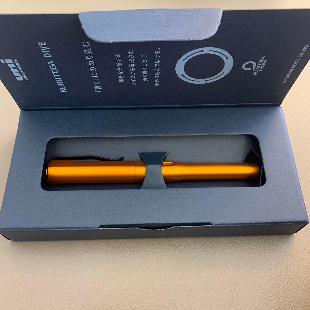 【新品未使用】クルトガダイブ トワイライトオレンジ uni（三菱鉛筆） 三菱鉛筆 uni クルトガダイブ(KURUTOGA DIVE) #T.4