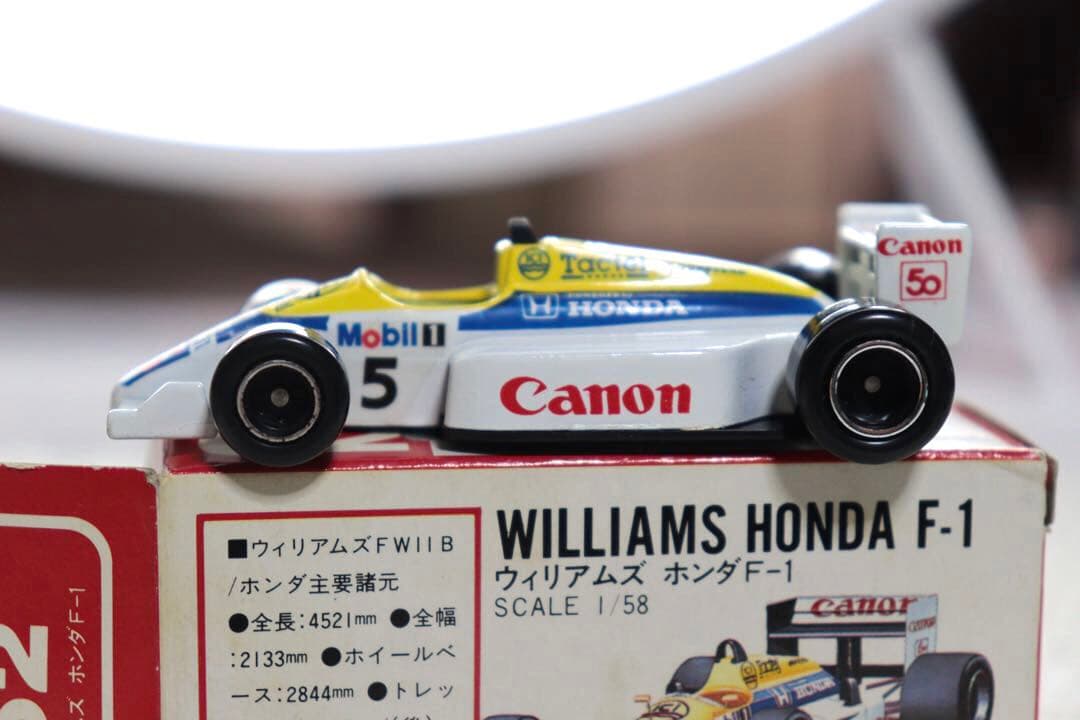 ウィリアムズ　ホンダ　F1 トミカ　日本製　赤箱62