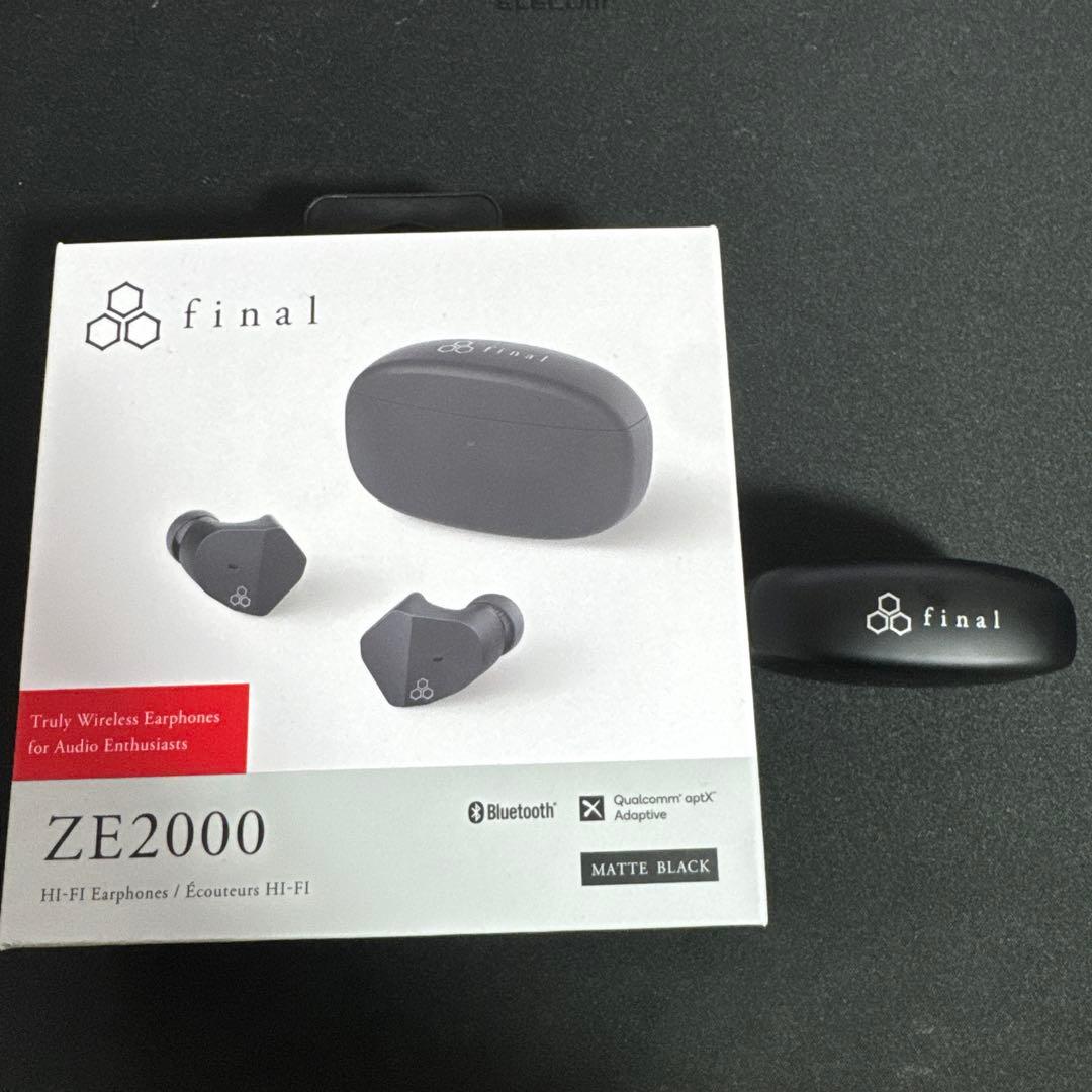 final ZE2000 ワイヤレスイヤホン マットブラック どっちを選ぶ