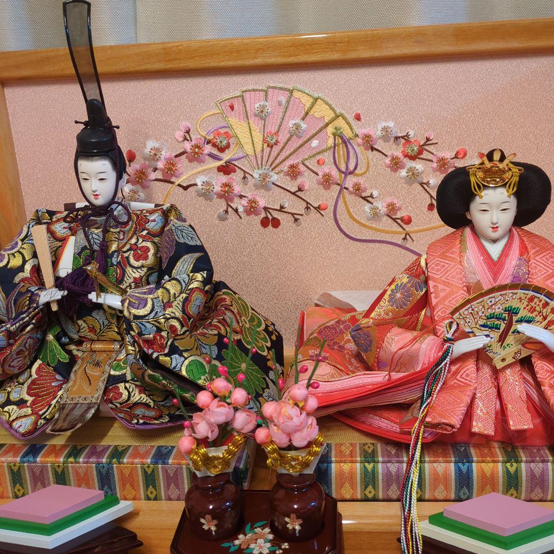 ゆきのぼ　雛人形 三段飾り(お人形のみ)