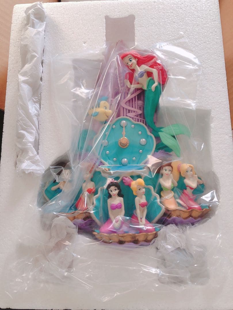 リトルマーメイド】アリエル壁掛け時計ストーリーコレクション箱あり未使用