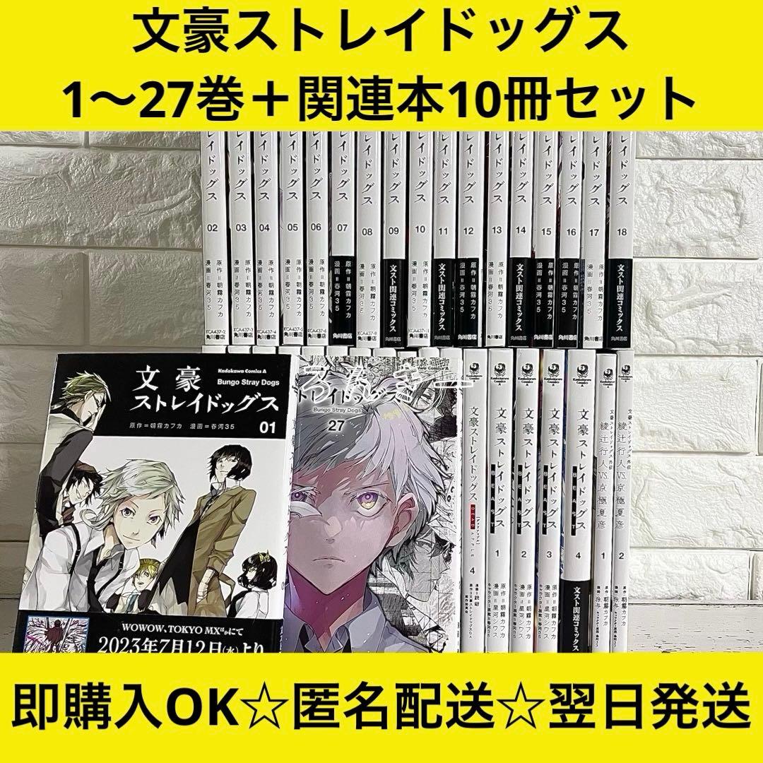 文豪ストレイドッグス 文スト 漫画 1〜27巻＋関連本10冊 全巻