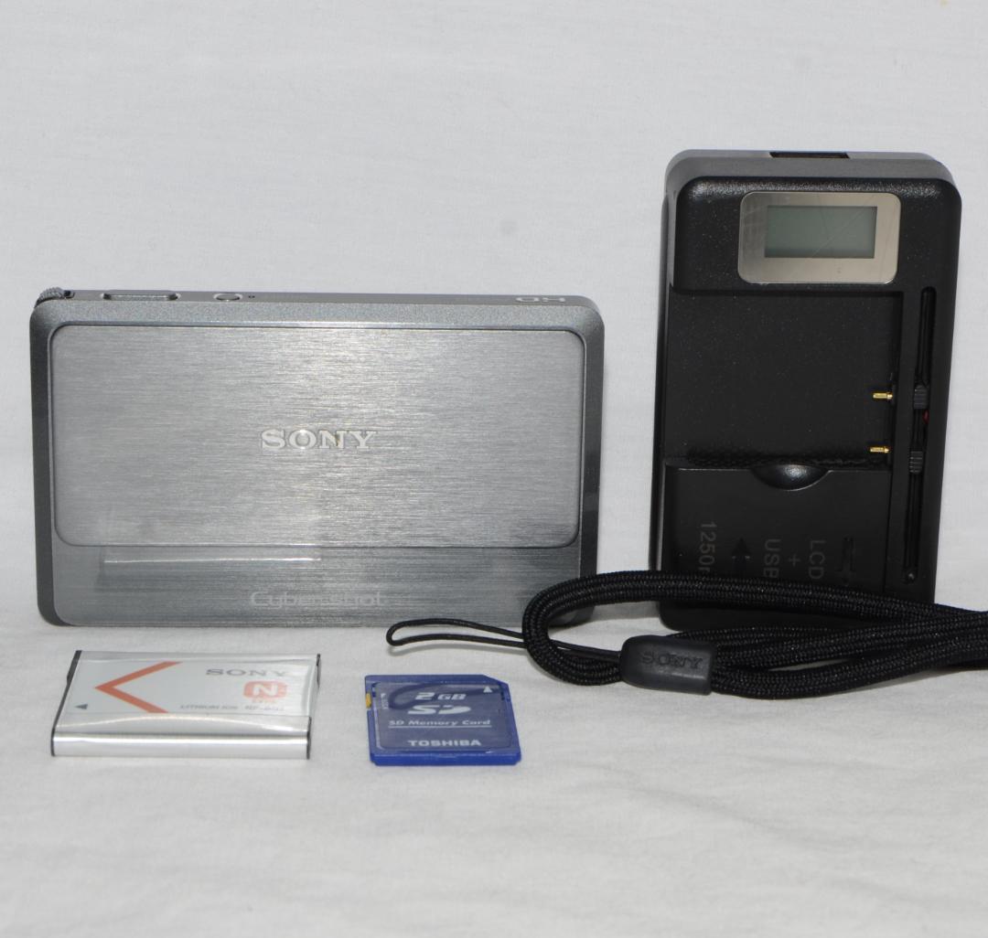 絶品】SONY Cyber-shot DSC-TX7 シルバー (動作確認済) 絶品】SONY