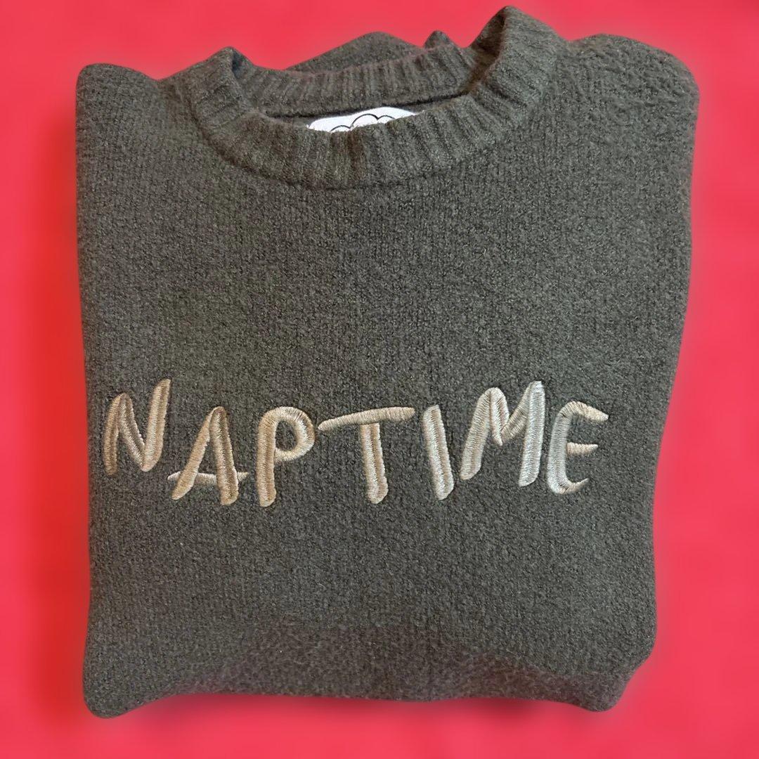 ナップタイム naptime. Nissy ニット プルオーバー カーキ - メルカリ