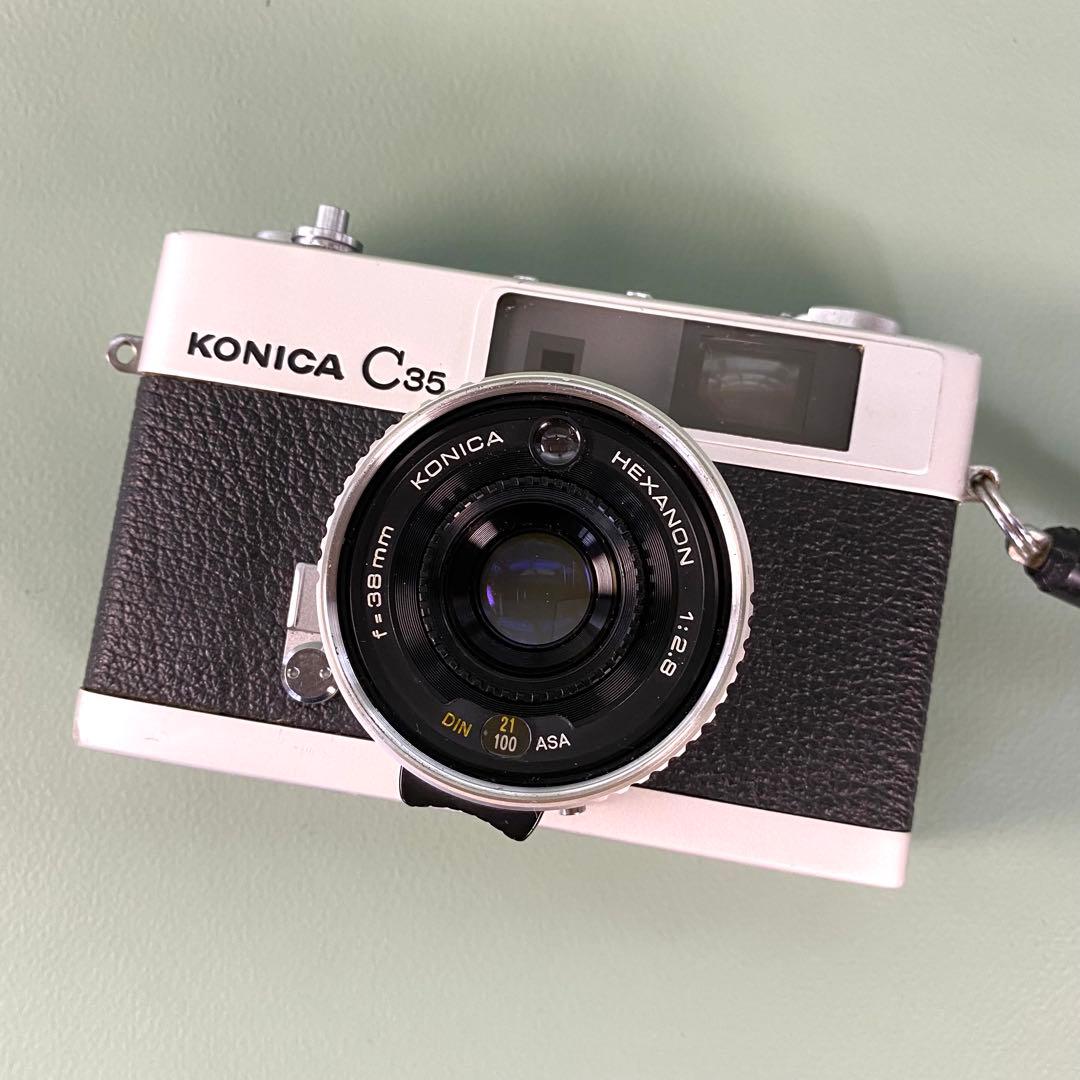 作動保証1ヶ月】整備済、完動品/ コニカ Konica C35 初期型 XUR3634284134