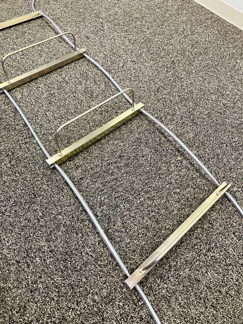 未使用　金属製避難はしご　5.8m ワイヤーラダー　美品　国家検定合格品　防災