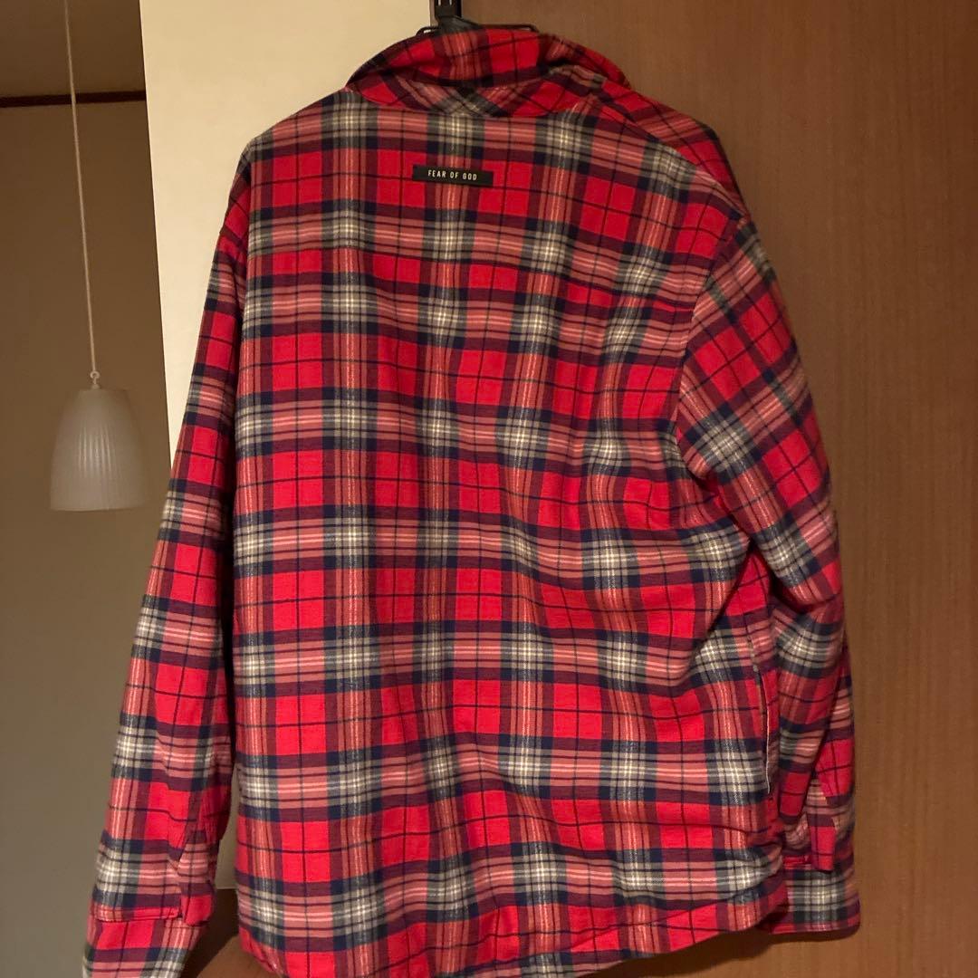 【ピンクの猫】fear of god 6th フランネル　シャツジャケット