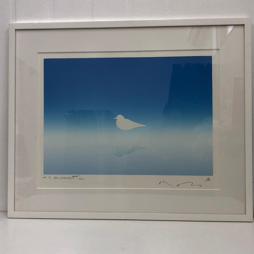 井上公三 シルクスクリーン 美品】井上公三 シルクスクリーン 版画 鳥