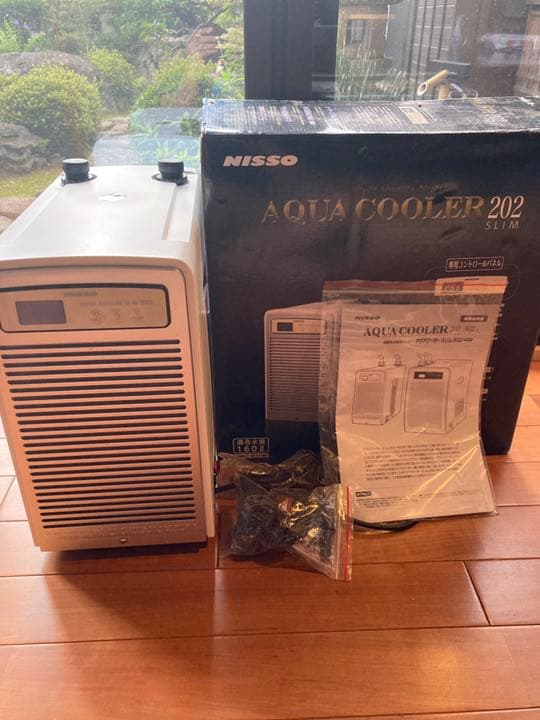 新品未使用 ニッソー 水槽用 クーラー アクアクーラー スリム 202 ショップ