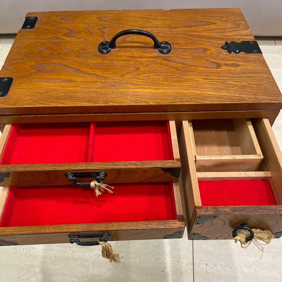 裁縫箱 小型ミシン 収納箱 アンティーク ミシン