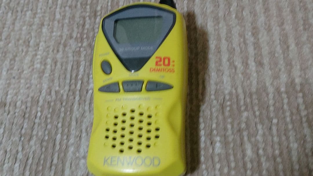 KENWOOD トランシーバー イエロー ブラック 2台セット - メルカリ