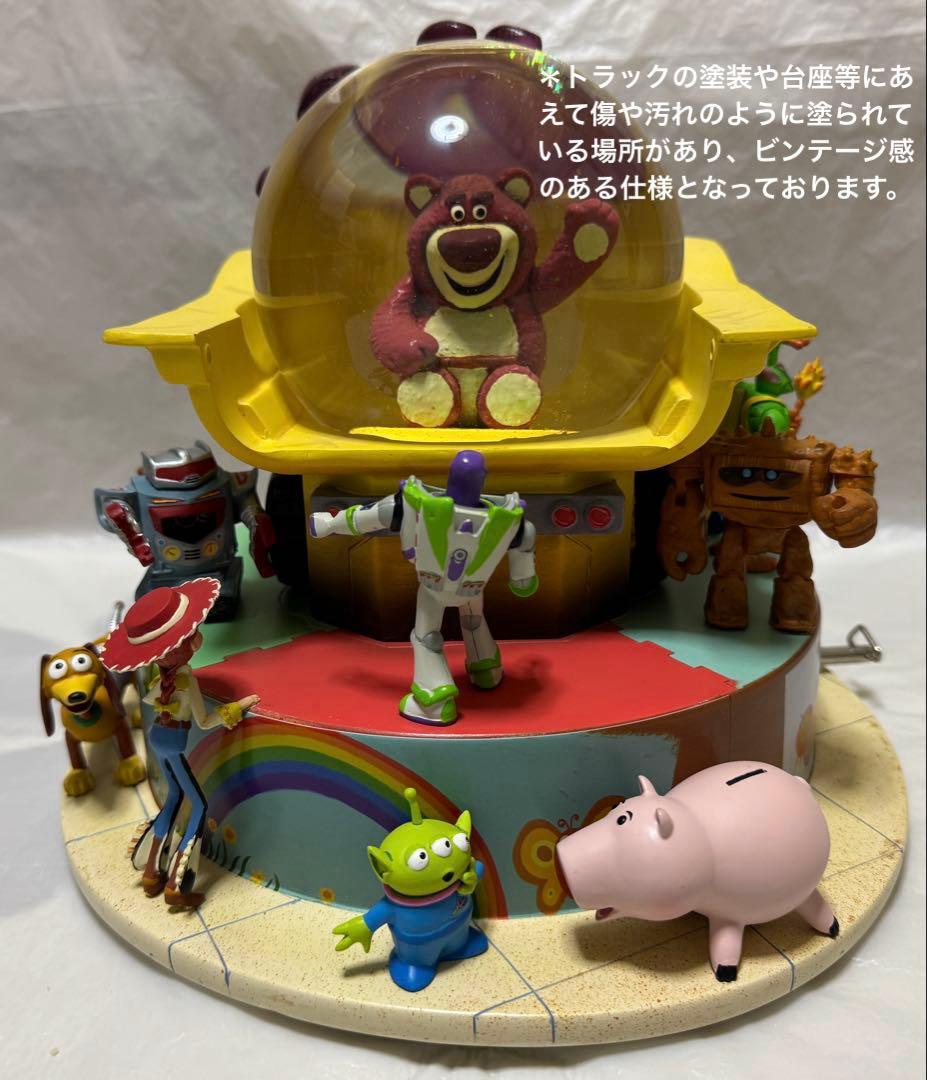 ディズニーストア トイストーリー3 オルゴール付きスノーグローブ