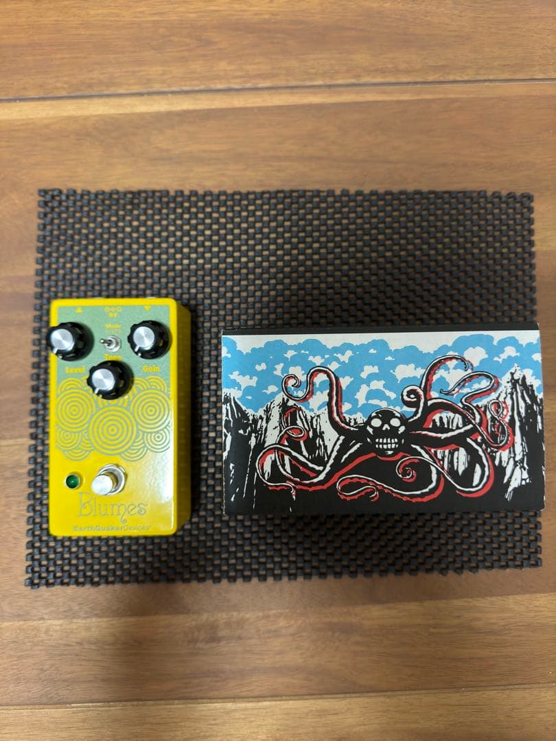 ハンドメイド✃アンティーク花柄ファブリック＆ブラックウォッチ